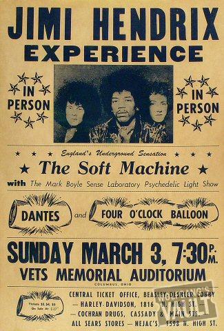Jimi Hendrix Experience Poster