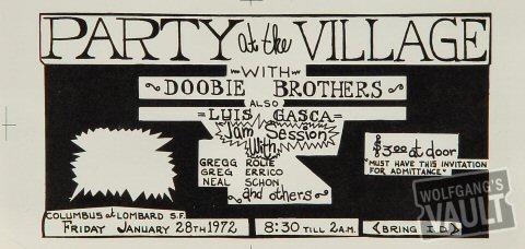 The Doobie Brothers Handbill