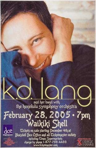 k.d. lang Poster