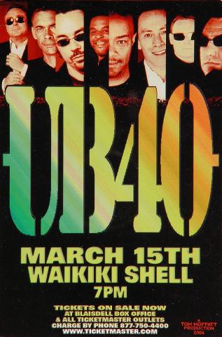 UB40 Handbill