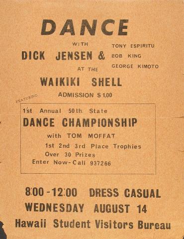 Dick Jensen Handbill