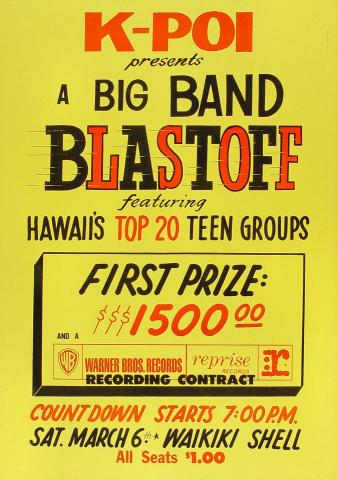 A Big Band Blastoff Poster