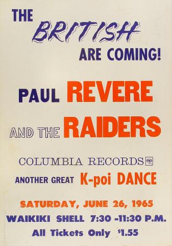 Paul Revere and the Raiders Poster