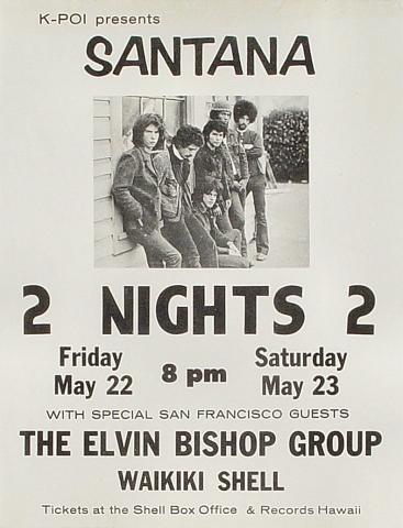 Santana Handbill