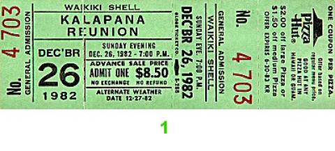 Kalapana Vintage Ticket