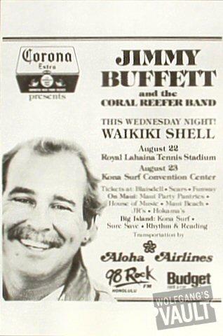 Jimmy Buffett Handbill