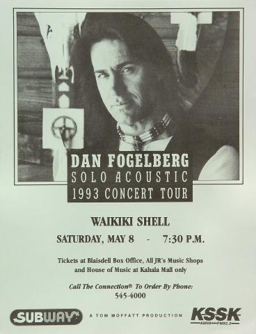 Dan Fogelberg Handbill
