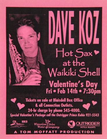 Dave Koz Handbill