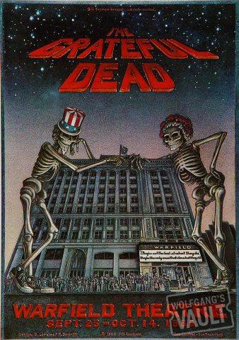Grateful Dead Handbill