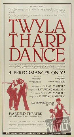 Twyla Tharp Dance Poster