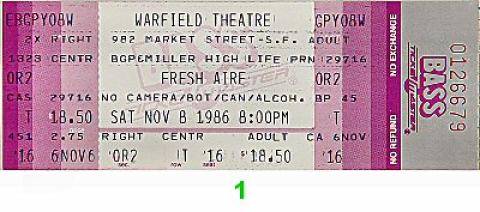 Mannheim Steamroller Vintage Ticket