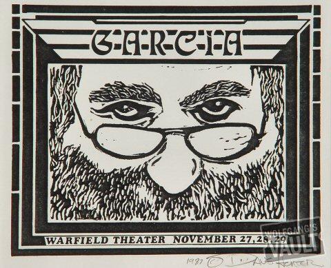 Jerry Garcia Handbill