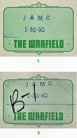 The Jesus & Mary Chain Backstage Pass