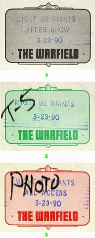 They Might Be Giants Backstage Pass