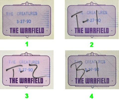 The Creatures Backstage Pass