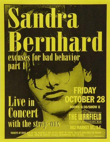 Sandra Bernhard Handbill