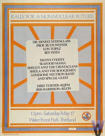 Rally for a Non-Nuclear Future Poster