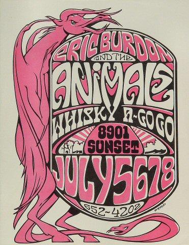 Eric Burdon & The Animals Handbill