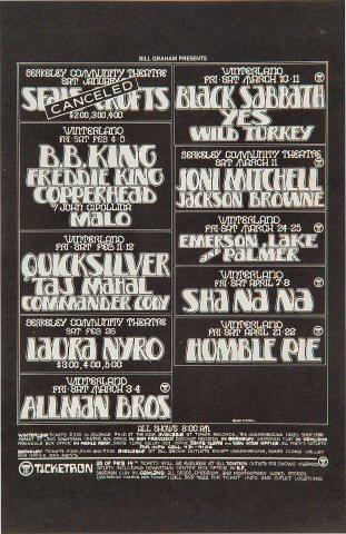 B.B. King Handbill