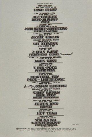 Pink Floyd Handbill