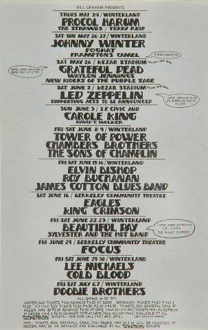 Procol Harum Handbill