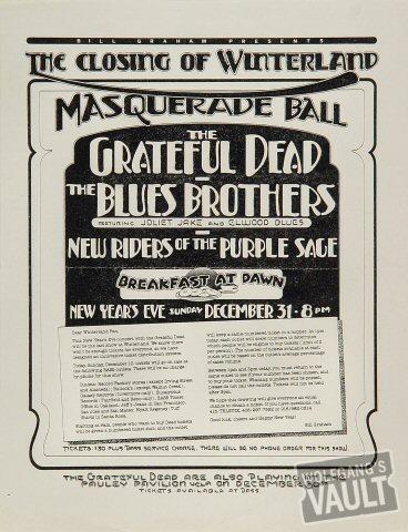 Grateful Dead Handbill