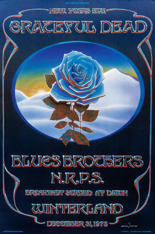 GRATEFUL DEAD グレイトフルデッド コンサートポスター ビンテージ Grateful Dead Concert Poster - 12