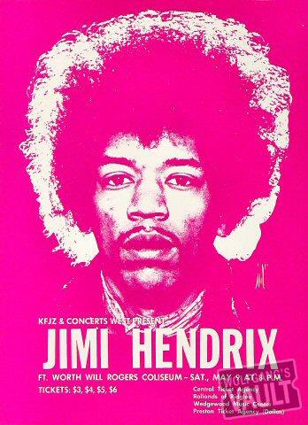 Jimi Hendrix Handbill