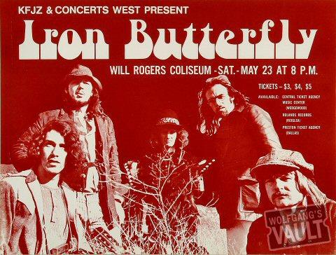 Iron Butterfly Handbill