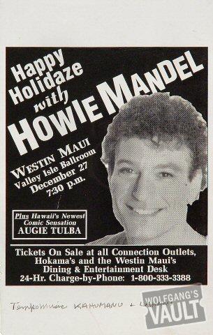 Howie Mandel Handbill
