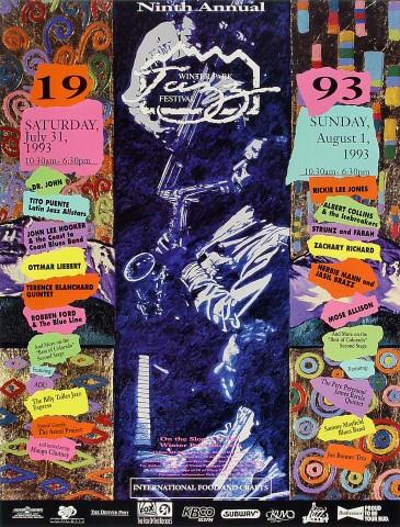 Winter Park Jazz Festival Poster