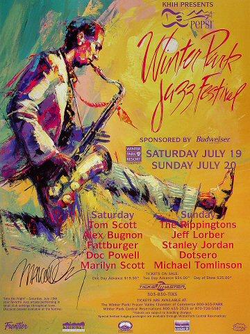 Winter Park Jazz Festival Poster