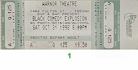 Jamie Foxx Vintage Ticket