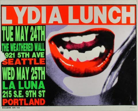 Lydia Lunch Poster