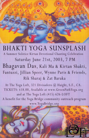 Bhakti Yoga Sunsplash Poster