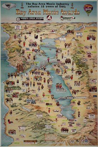 Bay Area Music Awards Poster