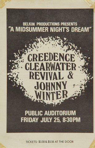 Creedence Clearwater Revival Handbill