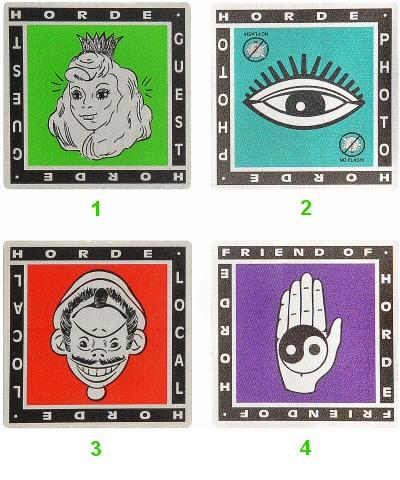 H.O.R.D.E. Festival Backstage Pass