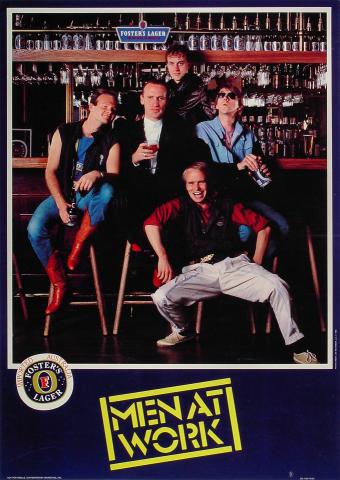 Men at Work Poster