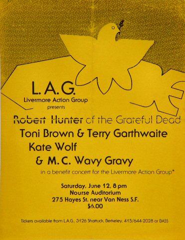 Robert Hunter Handbill