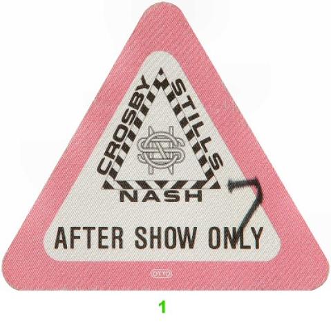 Crosby, Stills & Nash Backstage Pass