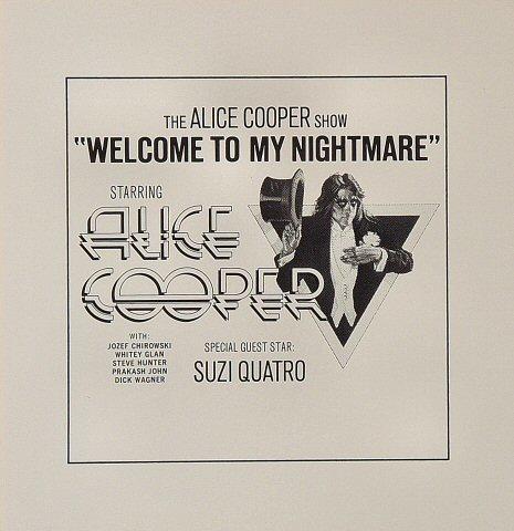 Alice Cooper Handbill