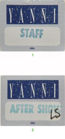 Yanni Backstage Pass