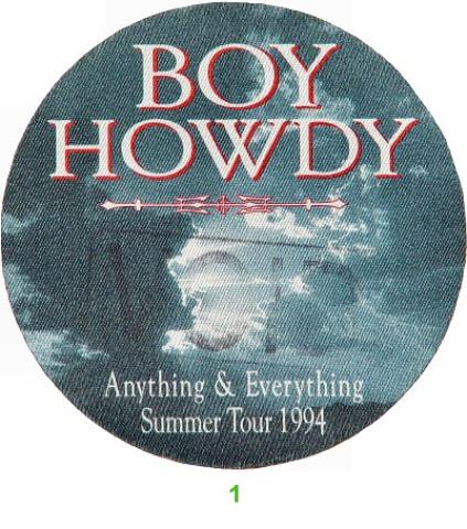 Boy Howdy Backstage Pass