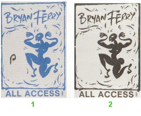 Bryan Ferry Backstage Pass