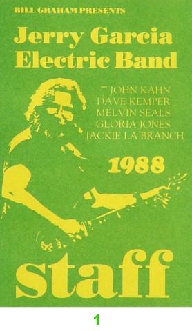 Jerry Garcia Band Laminate