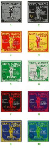 Jerry Garcia Band Backstage Pass