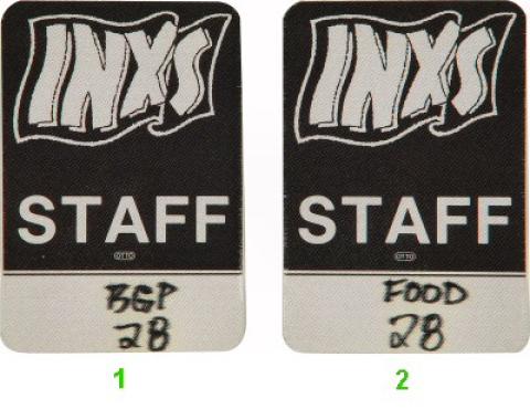 INXS Backstage Pass