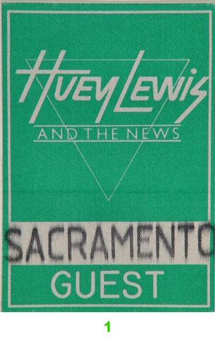 Huey Lewis & the News Backstage Pass