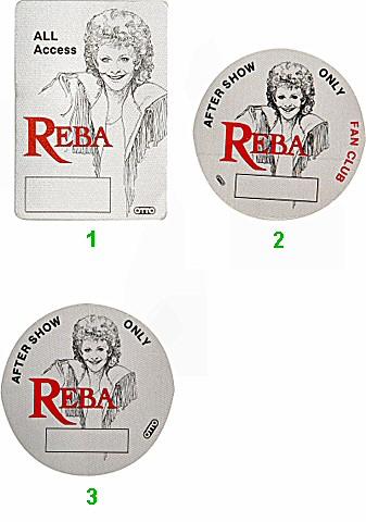 Reba McEntire Backstage Pass